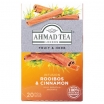 SARKANĀ TĒJA AHMAD ROOIBOS & CINNAMON, MAISIŅOS FOLIJA APLOKSNĒS (000017) J