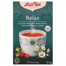 ZĀĻU TĒJA YOGI TEA CALMING/RELAX - NOMIERINOŠĀ TĒJA, MAISIŅOS PAPĪRA APLOKSNĒS (401167) JN