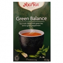 ZAĻĀ TĒJA YOGI TEA GREEN BALANCE, MAISIŅOS PAPĪRA APLOKSNĒS (401914) J