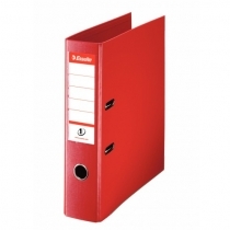 MAPE-REĢISTRS ESSELTE No1 POWER PP A4 75mm SARKANA (ES811330)