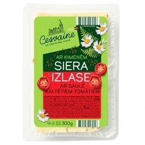 SIERA IZLASE CESVAINES AR ĶIMENĒM / AR SAULĒ KALTĒTIEM TOMĀTIEM, SAGRIEZTS ŠĶĒLĒS (003056)